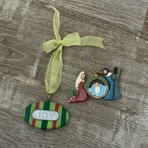 Joy ornaments